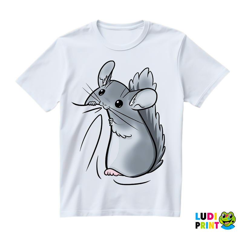 Cute Chinchilla Is Hiding - Ljubav - Majica