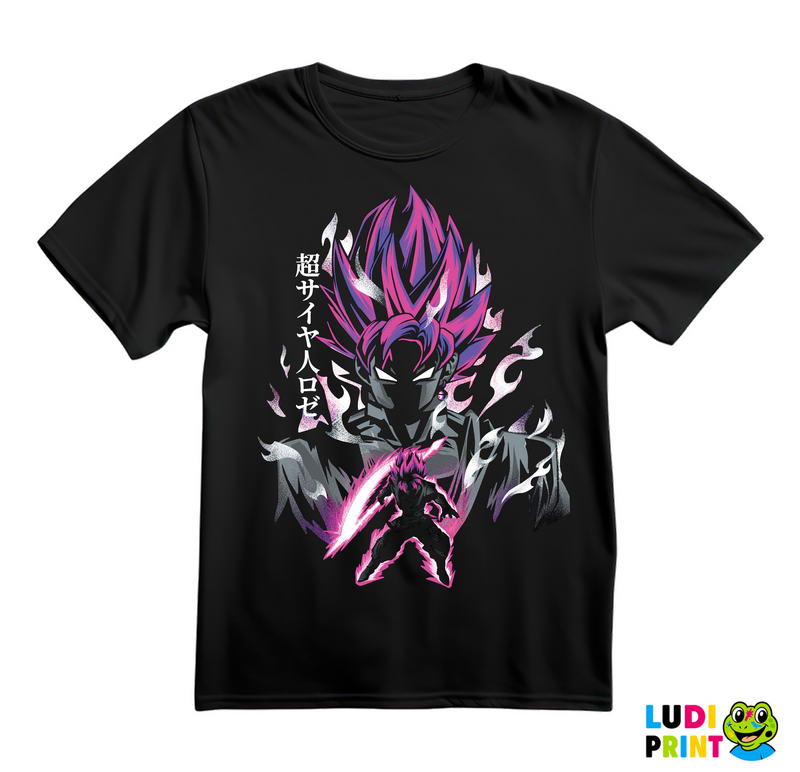 Black Portrait From The Shadow - Goku - Dragon Ball - Majica