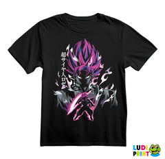 Black Portrait From The Shadow - Goku - Dragon Ball - Majica