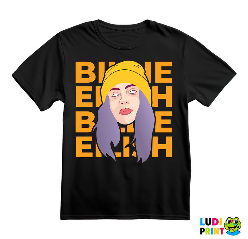 Billie Eilish Yellow Hat - Muzika - Majica
