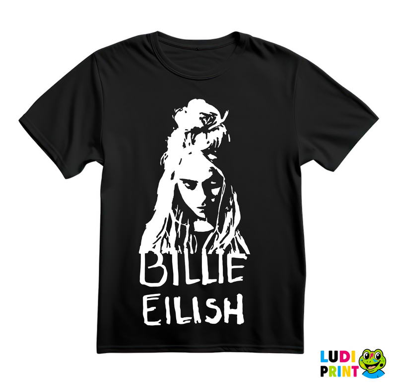 Billie Eilish Face - Muzika - Majica