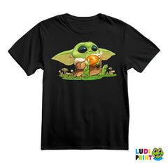 Baby Yoda Drinking Frog Tea - Yoda - Mandalorian - Star Wars - Majica