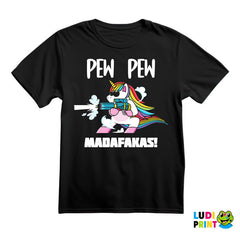 Pew Pew Madafakas - Unicorn - Jednorog - Majica