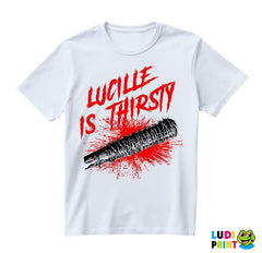 Lucille Is Thirsty - Bloody Bat - The Walking Dead - Majica