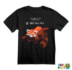 To Do List Nothing - Životinje - Majica