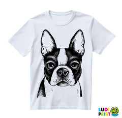 Dog Face Illustration - Životinje - Majica