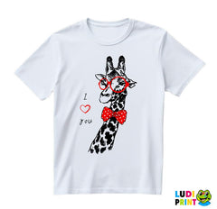 Giraffe - I Love You - Životinje - Majica