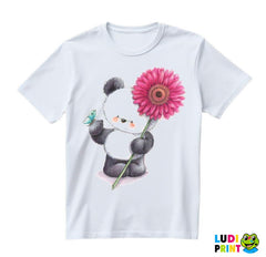 Little Bear Holding A Flower - Životinje - Majica