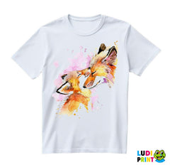 Baby And Mama Fox - Životinje - Majica