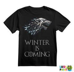 Winter Is Coming - Gray Dire Wolf Sigil - House Stark - Game Of Thrones - GOT - Majica