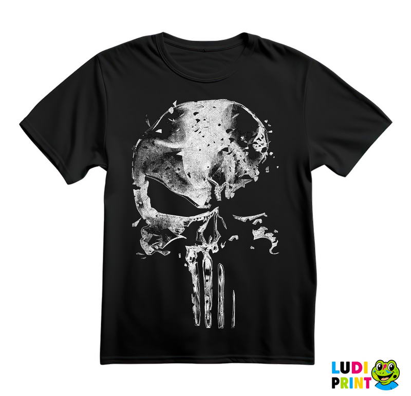 Broken Skull Logo - Punisher - Majica