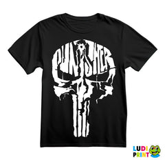 Text Inside The Skull - Punisher - Majica