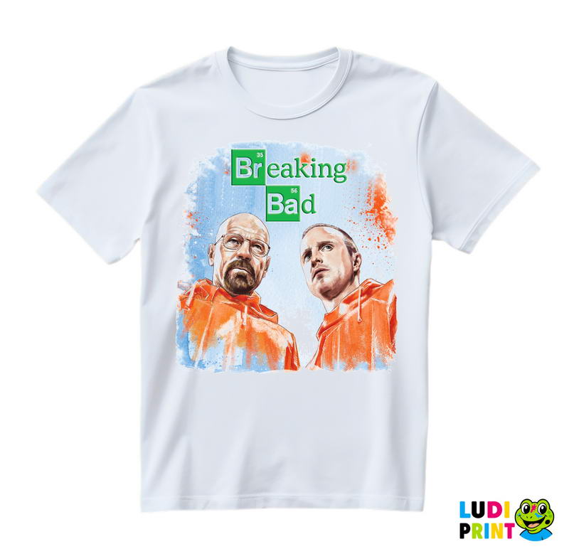 Drawing Blue And Orange - Breaking Bad - Majica