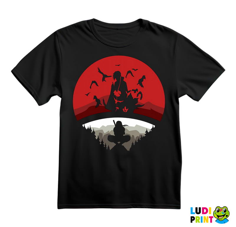 Itachi Inside Uchiha Clan Logo - Naruto - Majica