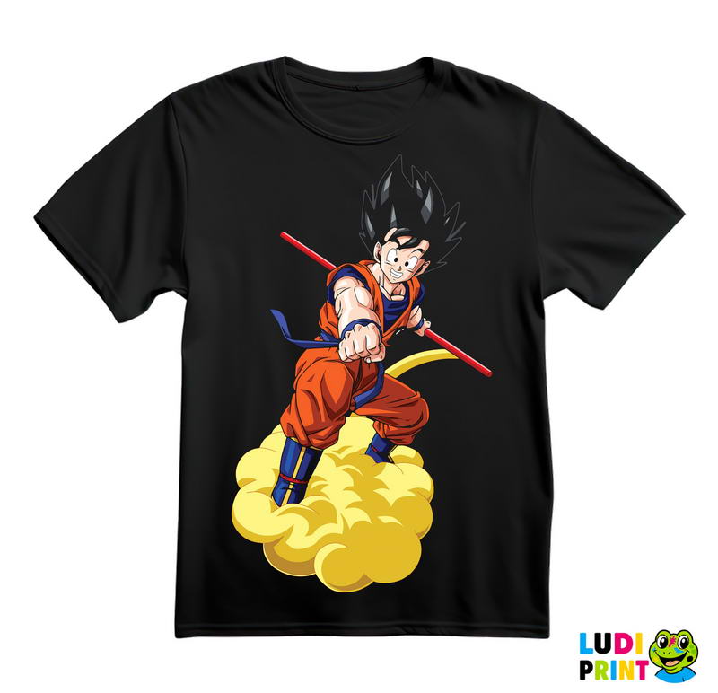 Flying - Nimbus - Goku - Dragon - Ball - Majica