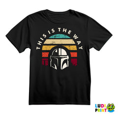 Retro This Is The Way - Mandalorian - Star Wars - Majica