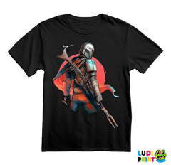 The Bounty Hunter With His Back Turned - Mandalorian - Star Wars - Majica