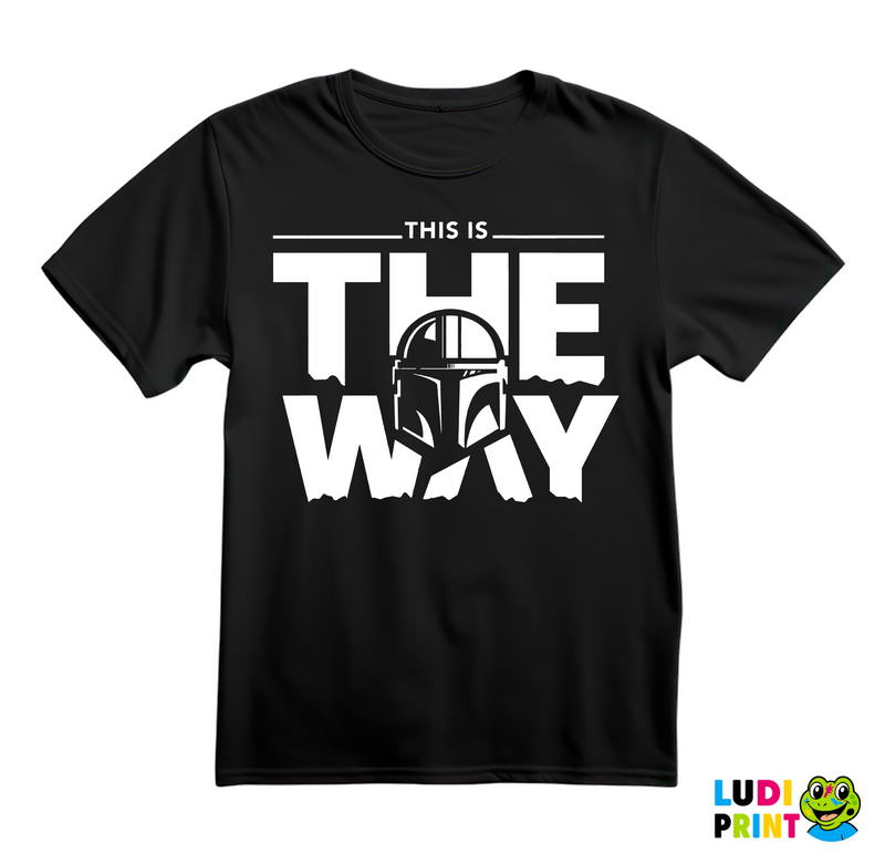 Bounty Hunter Helmet - This Is The Way - Mandalorian - Star Wars - Majica