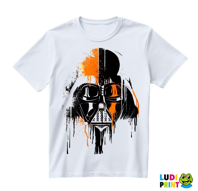 Orange Splash - Darth Vader - Star Wars - Majica