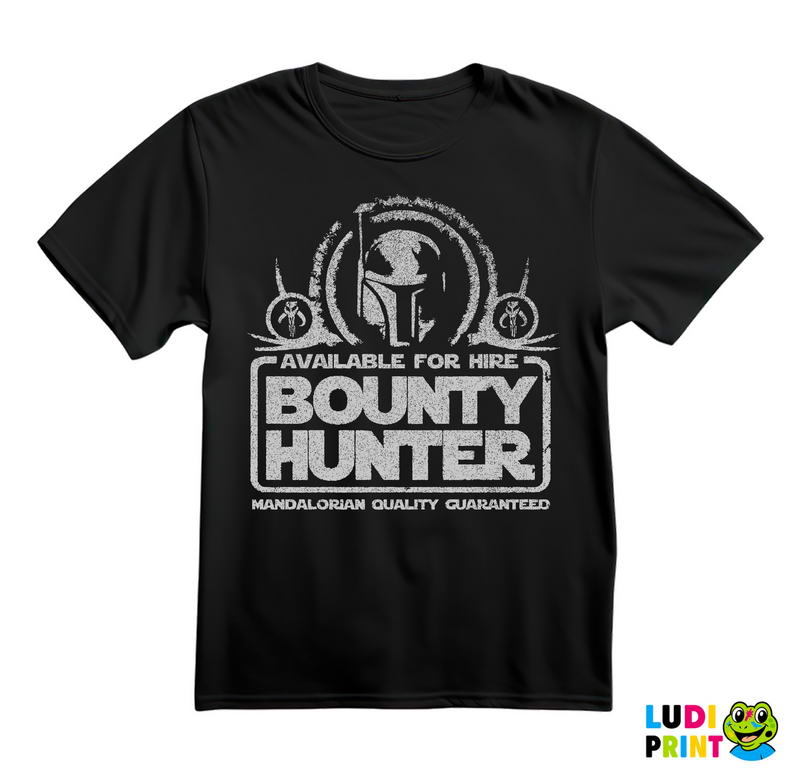 Available For Hire - Bounty Hunter - Mandalorian - Star Wars - Majica