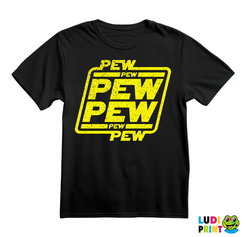 Pew Pew Title - Star Wars - Majica