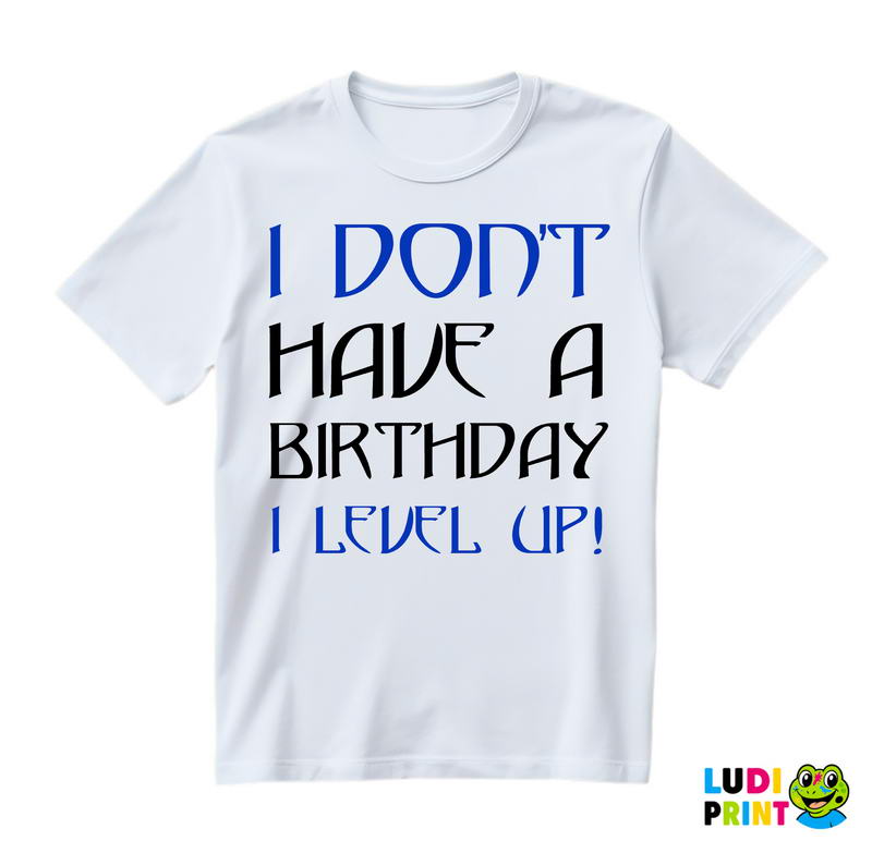 I Don't Have A Birthday, I Level UP - Humor - Majica