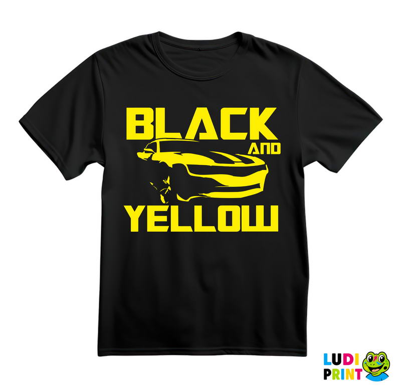 Black And Yellow - Transformers - Majica