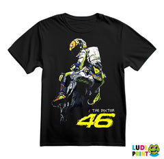 Looking Back - Rossi - VR - 46 - MotoGP - Sport - Majica