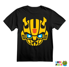 Bumblebee Head With Blue Eyes - Transformers - Majica