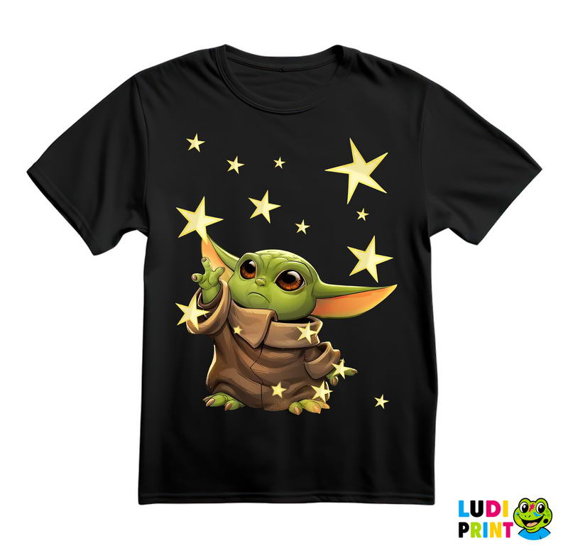Baby Yoda Reaching For The Stars - Yoda - Mandalorian - Star Wars - Majica