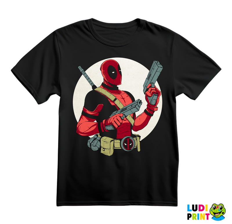 With Two Guns - Deadpool - Majica