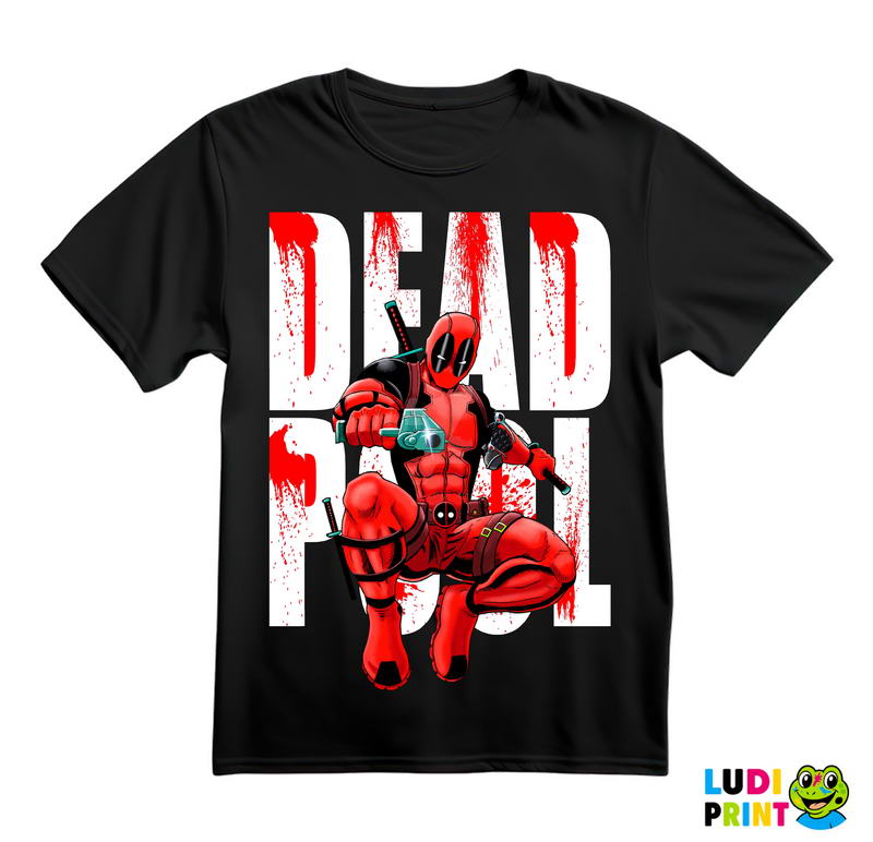 Blood Splatter - Deadpool - Majica