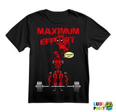 Maximum Effort Hard Pull- Trening - Deadpool - Majica