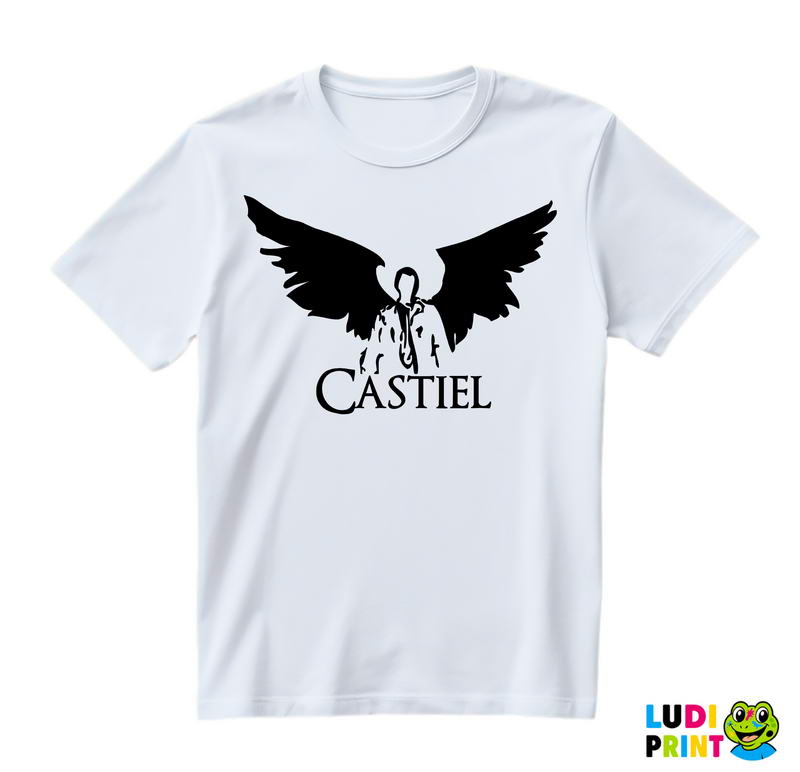 Castiel - Black - Supernatural - Majica