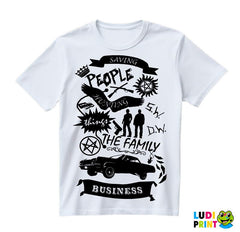 Saving People, Hunting Things - The Family Business - Supernatural - Majica