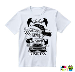 Saving People And Hunting Things - Family Business - Supernatural - Majica