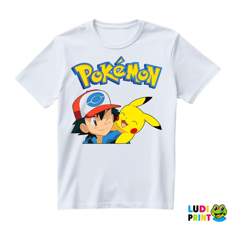 Ash And Pikachu - Pokemon - Majica