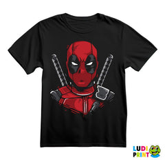 Head Illustration - Deadpool - Majica