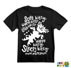 Soft Kitty, Warm Kitty, Little Ball Of Fur. Happy Kitty, Sleepy Kitty, Purr, Purr, Purr. - With Kitty - The Big Bang Theory - TBBT - Majica