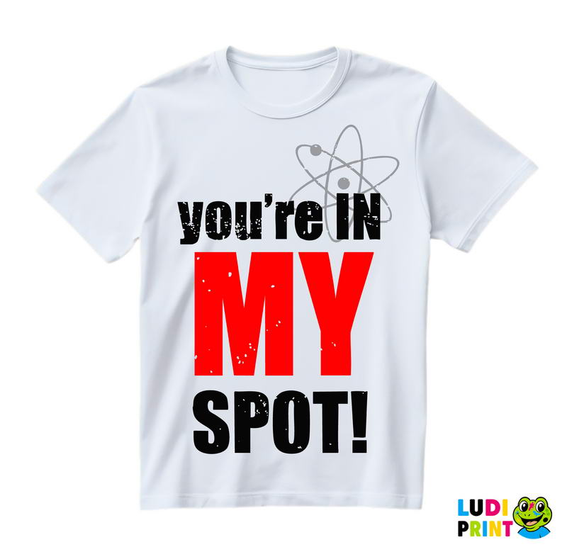 You Are In My Spot - With Atom - The Big Bang Theory - TBBT - Majica