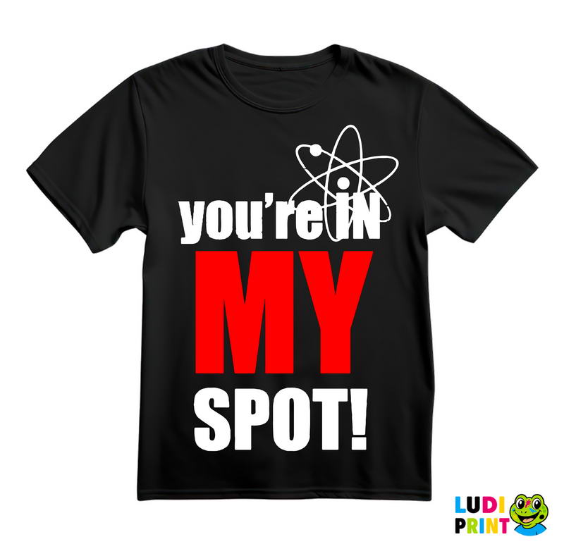You Are In My Spot - With Atom - The Big Bang Theory - TBBT - Majica