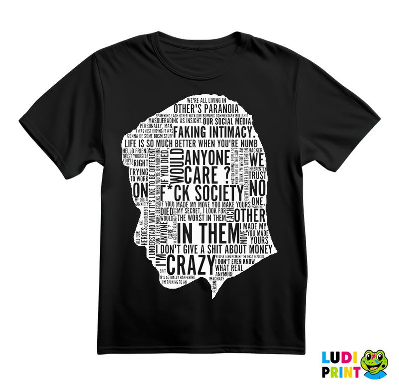 Quotes In Elliot Aldersons Head - Mr. Robot - Majica