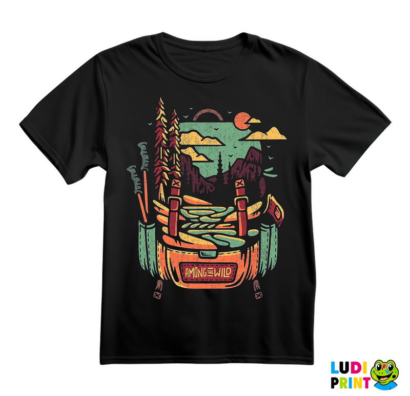 Backpack In The Wild - Planinarenje - Kampovanje - Priroda - Nature - Majica