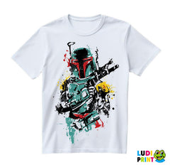 Boba Fett Splatter - Star Wars - Majica