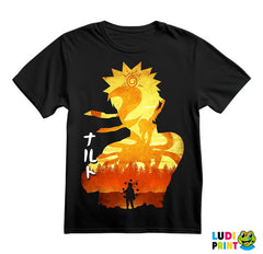 Orange Silhouette - Naruto - Majica