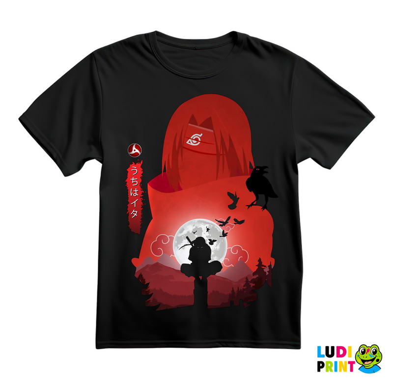 Itachi Red Silhouette - Naruto - Majica