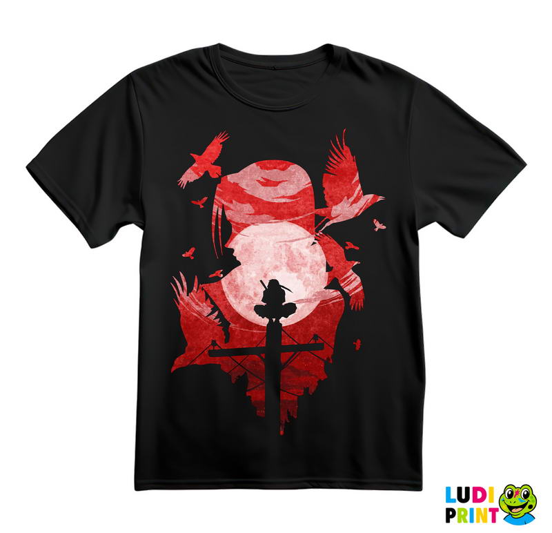 Itachi At Night Silhouette - Naruto - Majica