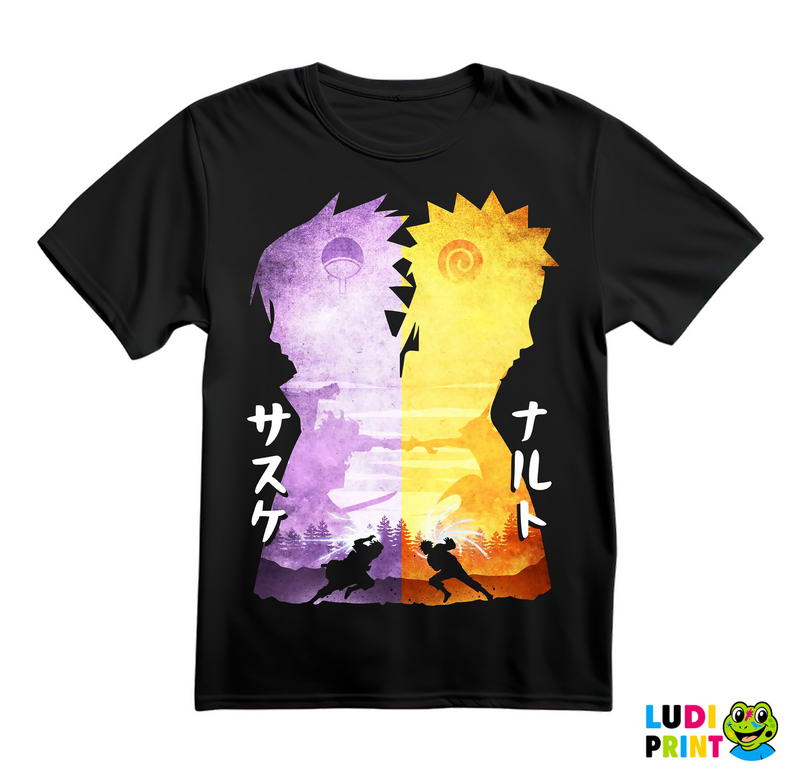 Sasuke Shippuden - Silhouette - Naruto - Majica