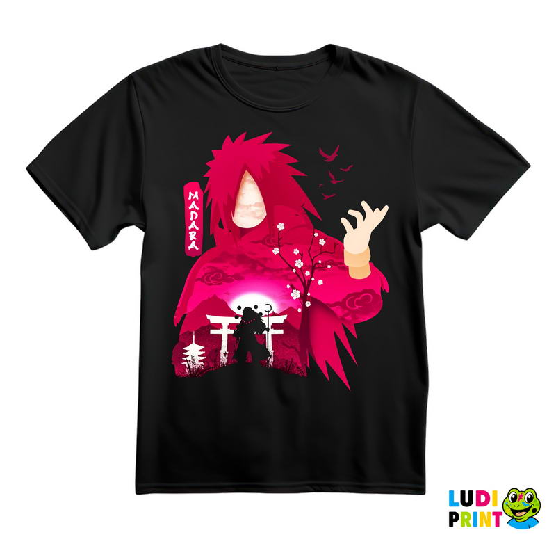 Madara - Red Silhouette - Naruto - Majica