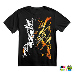 Half 9 Tails Fire - Naruto - Majica